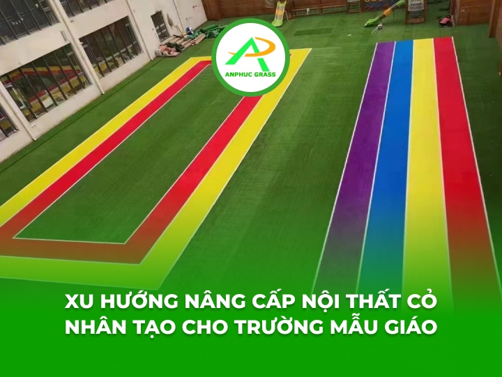 cỏ nhân tạo cho trường mẫu giáo