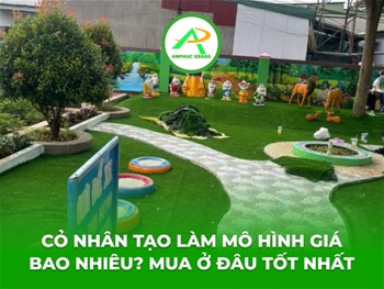 Cỏ nhân tạo làm mô hình giá bao nhiêu? Mua ở đâu tốt nhất