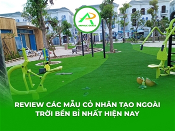 Review các mẫu cỏ nhân tạo ngoài trời bền bỉ nhất hiện nay