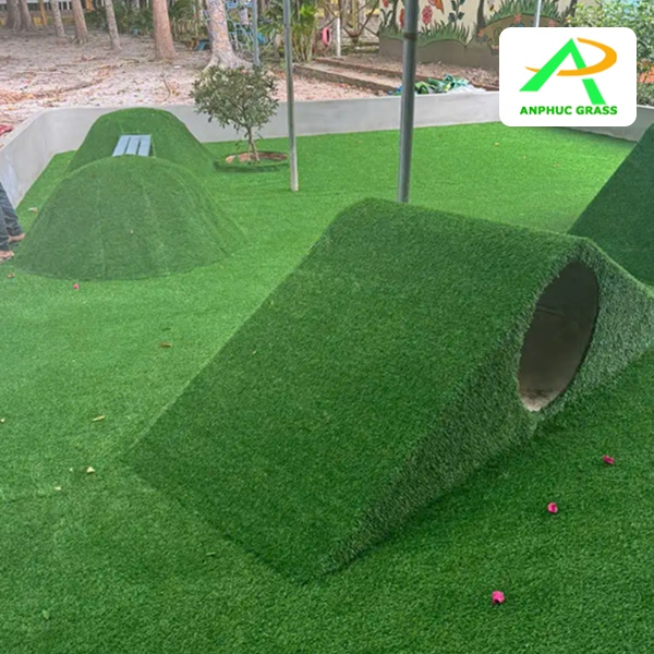 cỏ nhân tạo khu vui chơi