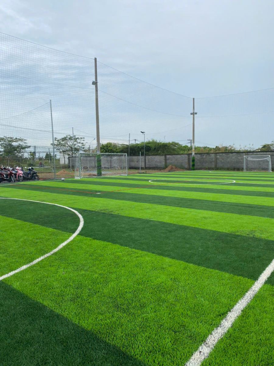 Công trình cỏ nhân tạo hoàn thiện