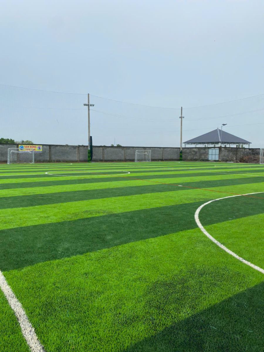 Công trình cỏ nhân tạo hoàn thiện