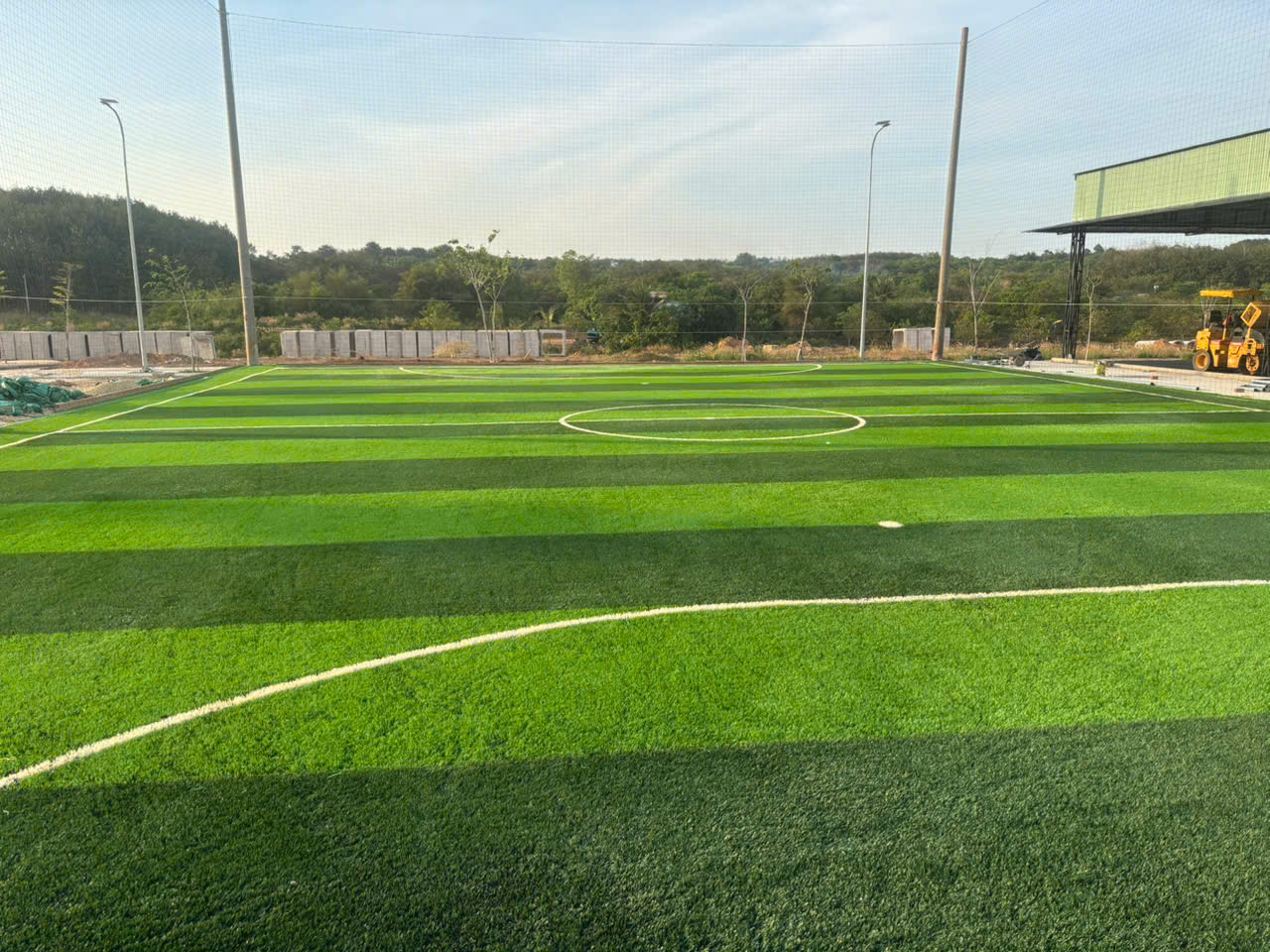 Công trình cỏ nhân tạo hoàn thiện